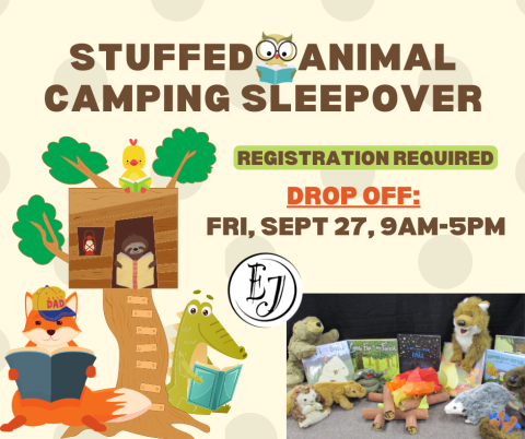 Stuffed Animal Camping Sleepover