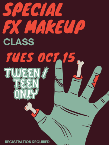 Special FX Makeup Class October 2024