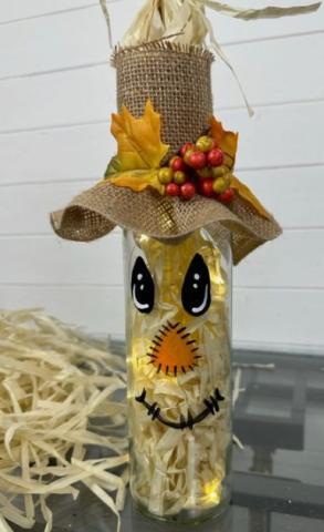 Scarecrow Wine Bottle