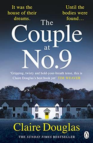 Couple at No. 9 Bookcover. A picture of a large white house with a background of trees