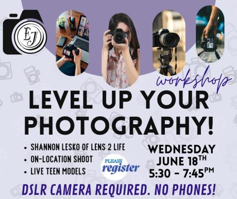 Pictures of various people with cameras.