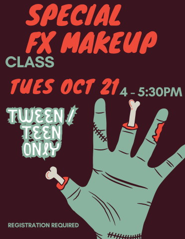 Special FX Makeup Class October 2025
