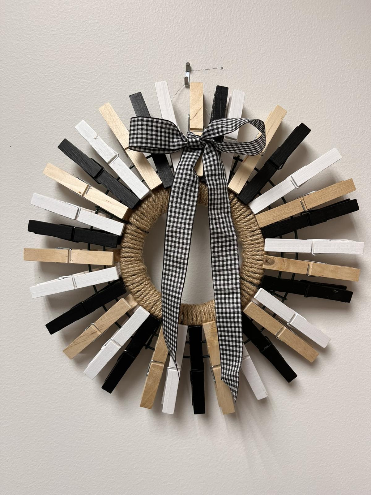 Clothespin Wreath