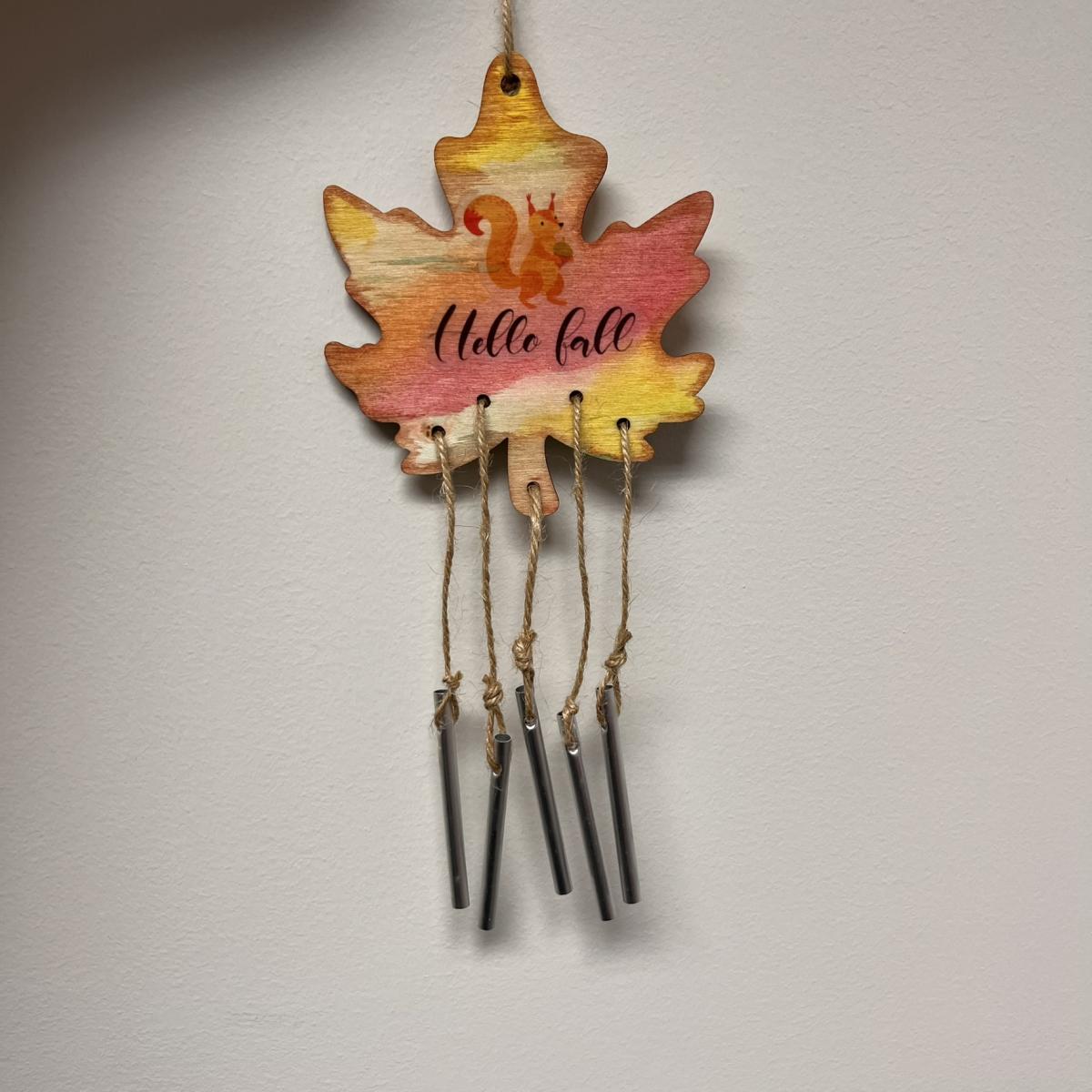 Picture of a leaf windchime