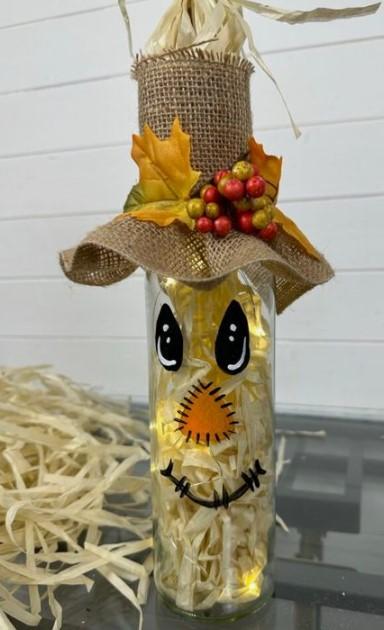 Scarecrow Wine Bottle